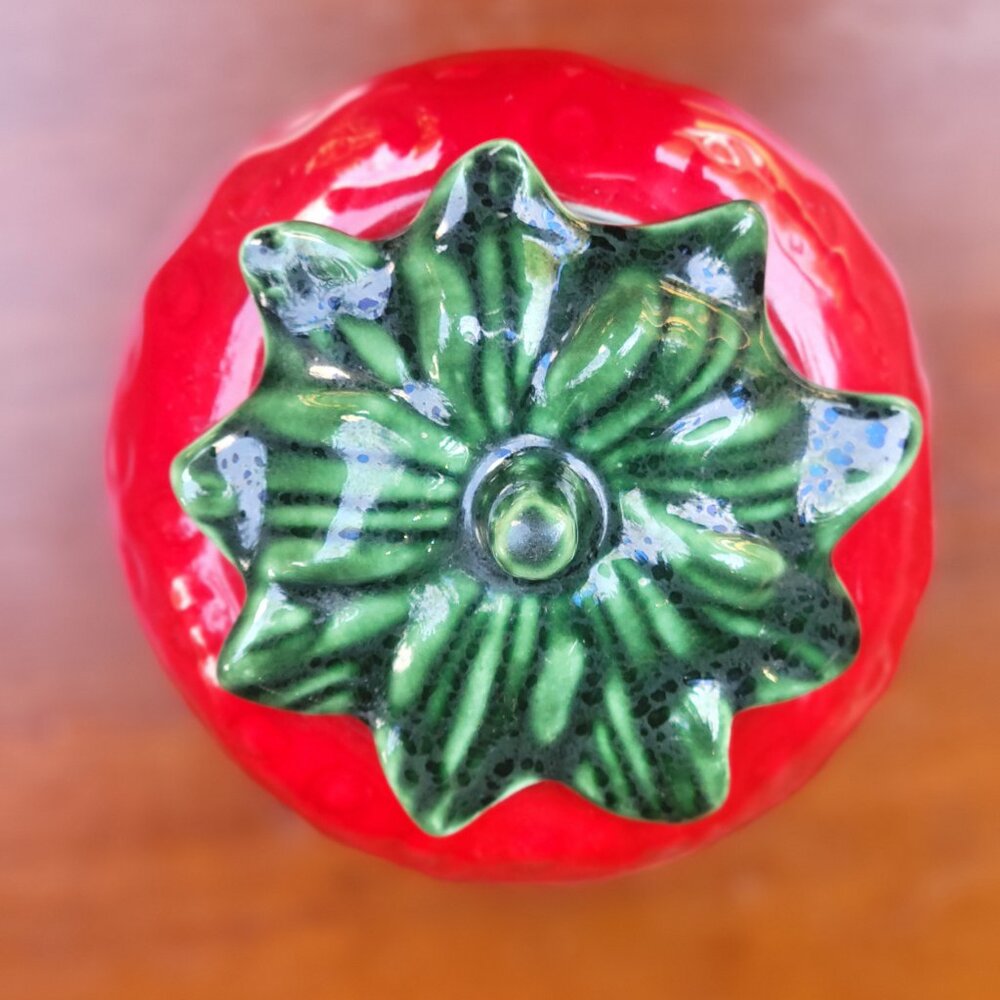 Vintage Strawberry Cookie Jar - Picture 2 of 7